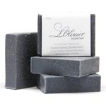 4 Bars Pumice Scrub Soap With Tea Tree and Shea Butter All Natural Bar Soap - Handmade Soap - Made in Canada