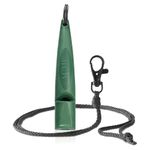 ACME 210.5 Alpha Dog Whistle Forest Green, 6200Hz Gundog & Spaniel Training Whistle for Recall, Flushing & Obedience, With Lanyard, UK Made
