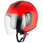 TAOMOTOR 818 Helmets Motorcycle Fashion trend half-face helmet with sunshade, D.O.T Certified Approved（C04-XL）