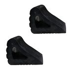 ALP Heavy Duty Wheel Chock Wheel Stopper Movable Solid EPDM Rubber for Prevents Vehicles from Rolling During Maintenance or Storage Rubber Wheel Chock (Standard Wheel Chock- 2)