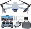 Drone with Camera for Adults and Beginners,Drones for kids 1080P HD FPV,Brushless Motor, Gesture Control, One Key Start/Land, 360° Flip, Waypoints Fly, 3 Speed Mode,Kids Drone Toys Gifts for Boys