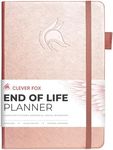 Clever Fox End of Life Planner – Final Arrangements Organizer for Beneficiary, Will Preparation, Last Wishes & Funeral Planning, A5 (Rose Gold)