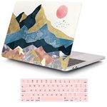 iCasso MacBook Pro 13 inch Case 2016-2020 Release A2337M1/A2159/A1989/A1706/A1708, Plastic Hard Shell Case with 5 Rows Keyboard Cover Compatible Newest MacBook Pro 13"- Abstract Scenery