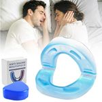 Honex Anti Snoring Mouthpiece,Anti Snore Mouth Guard,Sleep Apnea Tongue Stopper,Devices,Effective Sleep Aid to Reduce Snoring and Apnea,Snore Relief Device with Comfortable Fit (A)