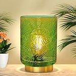 Battery Operated Table Lamps, Table Lamp, Battery Powered Lamp, Night Light Battery Operated Lamp, Small Cordless Table Lamp Green Lamp, Table Lamps for Living Room/Bedroom/Bedside/Corner/Home/Lounge