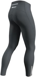 Lo.gas Mens Cycling Pants,4D Padded Road Bike Bicycle Tights Outdoor Biking Leggings with Pockets Grey-2024 L