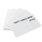 Meipire T5577 Writable Rewrite Smart Card 125khz Blank White PVC RFID Access Chip Card (20 pcs)