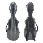 yinfente 4/4 Carbon Fiber Full Size Violin Box Case - White/Black