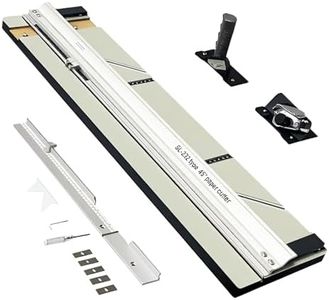 32in Mat Cutter for Framing - Precision Mat Board Cutting Kit with Measuring Bar, 90°Straight & 45°Bevel Cutting Heads for Many Creative&Practical Tasks Ideal for Home DIY Project,Photo Frame,Artwork