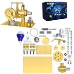 OBIOCKIDAY Stirling Engine Kit, Hot Air Stirling Engine DIY Metal Balance Engine Building Kit, Engine Model Kit Engine Set NO. BSE-01