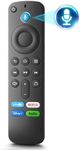 Voice Remote Control Replacement for Fire-TV-Stick-TV Cube and for Insignia-Toshiba-Pioneer-AMZ Fire Smart TVs