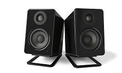 Alzarsi DSS D3-1 Metal Desktop Speaker Stands Mini Black Pair