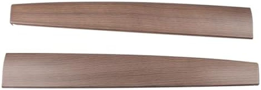 Qiosreui Center Console Dashboard Panel Trim Cover for Tesla Model 3 2017-2020, Dashboard Cover Wrap for Tesla Model Y 2020-2021, Dash Panel Cover Wrap Cap Kit, ABS (Wood Grain)