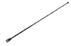 AntennaMastsRus - 12 Inch Black Short Antenna is Compatible with Chevrolet Silverado 1500 (2006-2024) - Spiral Wind Noise Cancellation - Spring Steel Construction