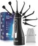 ORACURA® OC200 Dental PRO Smart PLUS Water Flosser® Black, 8 Nozzle Tips, Portable & Rechargeable, Custom 8 Water Pressure Settings, 200ml Tank Capacity, IPX7 Waterproof, 365 Days Warranty