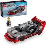 LEGO® Speed Champions Audi S1 e-tron Quattro Race Car 76921 Toy Vehicle, Buildable Model Set for Kids, Playable Display Toy Set for Kids Aged 9 Years Old and Over Who Enjoy Independent Play