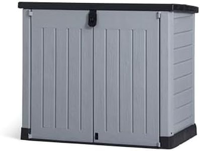 Keter Store It Out Pro Outdoor Garden Furniture Storage Shed Grey| Fade Free | All Weather Resistant | Safe and Secure | Zero Maintenance | 5 year Warranty