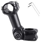 Azarxis Bike Stem 25.4mm 31.8mm Adjustable Bicycle Handlebar Stem 0-60 Degree MTB Fork Stem Extension 90 110 120 130mm for Mountain Bike Road Bike BMX DH Cycle with Hex Key (31.8 x 120mm)