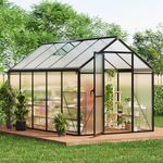 6x10 FT Greenhouse for Outdoors, Po