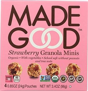 Made Good Organic Granola Strawberry Minis Multipack 24gx4 (Pack of 6)