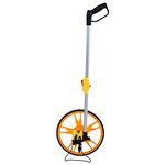 Foldable Handle Distance Measurement Wheel with Carry Bag, 0-99999.9M Mechanical Measuring Wheel Road Land Measuring Wheel for Surveyors Farmer Builders Workers, Wheel Diameter: 32 cm