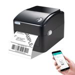 vretti Thermal Bluetooth Label Printer Bluetooth Shipping Label Printer 4x6 Compatible with Windows and Linux Systems,Not Compatible with Mac OS