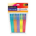 Classmate Octane Colour Fest- Blue Ball Pens (Pack of 10) | Smooth & Fast Writing Ball Pens | Attractive Body Colours|Comfortable to Hold & Write|School & Office Stationery|Work from Home Essentials