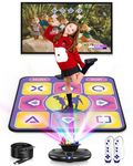 Acelufly Electronic Dance Mat, Interactive Dance Mat for TV with Camera, Christmas/Birthday/Valentine's Day Gifts Dance Game Mat for Boys Girls Kids Adults