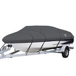 Classic Accessories StormPro Heavy Duty Boat Cover, Charcoal, Fits 22' - 24' L x 116" W