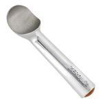 Zeroll 1020 Original Ice Cream Unique Liquid Filled Heat Conductive Handle Simple One Piece Aluminum Design Easy Release 40 Scoops per, 2-Ounce, Silver (Newest Version)