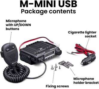 Midland M-MINI USB CB Radio – Compact Mobile Two-Way Radio