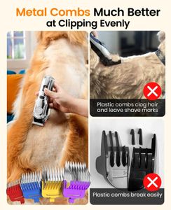 oneisall Cordless Dog Clippers – Rechargeable Pet Grooming Trimmer
