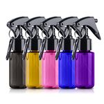 TANSHINE Small Spray Bottle 50ml,Tanshine Travel Size Mini Fine Mist Water Spray Bottles,Portable Hand Sanitiser Alcohol Spray Bottle,Plastic Refillable Empty Face Mister Spray Bottles with Clip,5pcs