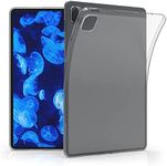 kwmobile Case Compatible with Xiaomi Pad 5 Case - Soft TPU Back Protector Cover for Tablet - Matte Transparent