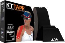 KT Tape Cotton 125 ft Uncut Black