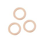 A ABSOPRO M14 Oil Drain Plug Gaskets Replacement 007603-014106 for Benz