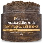 M3 Naturals Arabica Coffee Foot and Hand Scrub with Collagen & Stem Cell, Moisturizing and Exfoliating Scrub for Body, Face, Hands and Feet, 12 oz (340 g)