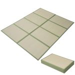 EMOOR Japanese Tatami Mat Full Natural Rush Grass (Undyed), Foldable Igusa Mattress Floor Sleeping Japanese Futon Mattress Meditation Yoga Zen