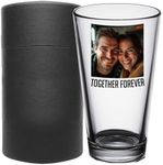 Personalized Printed 16oz Pint Beer Glass – Beer Gifts, Custom Gifts for Men, Customized Drinking Cup, Father’s Day Birthday Reunion, Funny Novelty Gift, Him Friend Brother Dad, Photo Picture Image