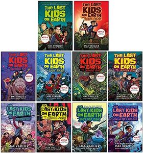 The Last Kids on Earth Series 10 Books Collection Set By Max Brallier (Last Kids On Earth, Zombie Parade, Nightmare King, Cosmic Beyond, Midnight Blade, Skeleton Road, June's Wild Flight & More)