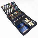 TVGO 72 Piece Drawing Pencils, Colouring Pencils and Sketch Pencils Set - Ideal for Beginners & Pro Artists Drawing Art, Sketching, Shading & Colouring