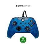 PDP Gaming Wired Controller: Revenant Blue - Xbox Series X|S, Xbox One, PC