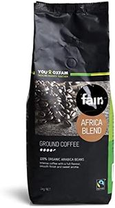 Oxfam fair Africa Blend Fairtrade Organic Ground Coffee 1kg