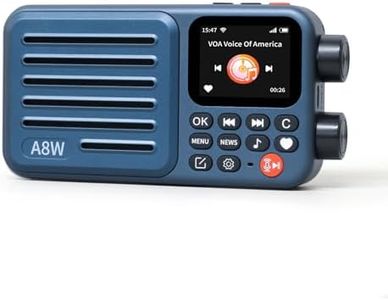 Choyong A8W Portable Smart Internet Radio Receiver WIFI/4G Speaker with FM,Micro-SD Card,All World Radios,for Home with WiFi,Digital Radio,choyoung Radio