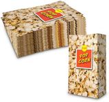 MT Products Small Popcorn Bags for Party - 1.5 oz. (Pack of 50) - Paper Popcorn Holders with Flat Bottom