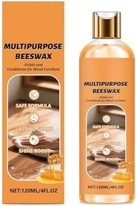 Uniiking® Natural Wood Polish Cleaner & Conditioner, 3 in 1 Plant-Based Wood Care for Furniture Cabinets Floors Tables, Beeswax & Orange Oil Formula (4 oz)