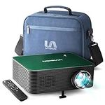 UVISION X1 Native 1080P Projector w/ Carry Case, 2023 Upgraded, Portable, Keystone Correction, Mounted & Dual Speaker,Outdoor, Home & Office Projector | Works With Roku/FireTV/Laptop/Phone/Tablets/Ps5