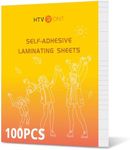 HTVRONT Self-Adhesive Laminating Sheets-9 X 12 Inches Self Laminating Sheets, No Machine Needed Clear Laminating Sheets for Protecting and Preserving Documents, Photos, Menus,Stickers… (100)