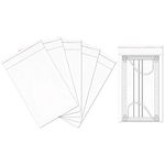 Clear Adhesive Cellophane Bags 5x7'' 100ct Self Sealing Cookies Bags Food Contact Safe 50µm Resealable OPP Cello Bags for Bakery Party Favors Jewelry Crafts Candies Candles Gift(15 Sizes for Choosing)