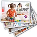 12 Pack 5 x 7 Magnetic Picture Frames Pockets Sleeves Holds 5 x 7 Inches Photo for Refrigerator by Freez-A-Frame